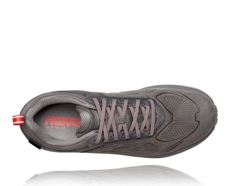 Zapatillas Trail Hoka One One Hombre - Challenger Bajas Gore-Tex - Gris - UCL730125